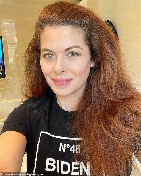 Debra Messing, 52, leaves little to the imagination as she poses ...